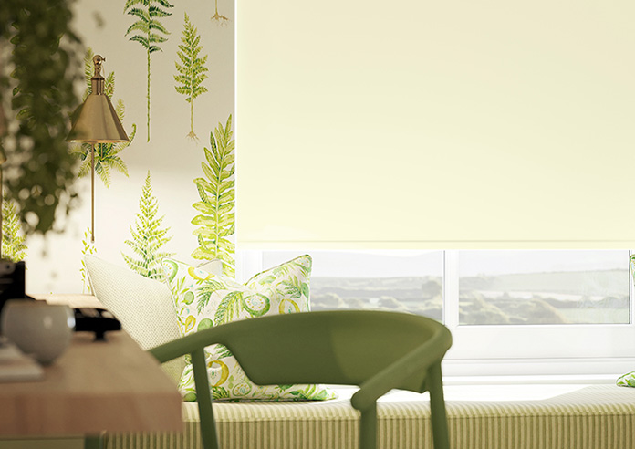 Trapani (Blackout), Cream - Twist&Fit Roller Blind - Image 5
